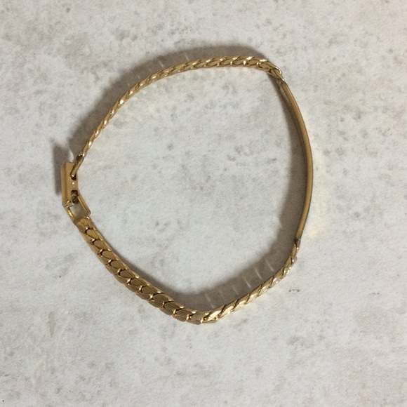 Avon Gold chain bar link bracelet - Picture 5 of 10